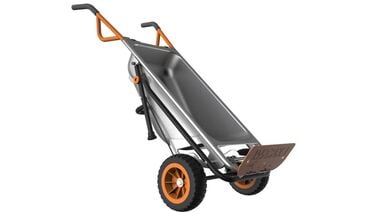 Worx 3 cu. ft. AeroCart 8-in-1 Wheelbarrow Dump and Yard Cart in One