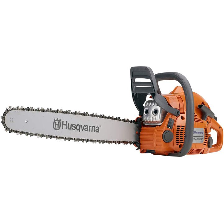 Husqvarna 450 Rancher 20 Inch Bar Gasoline-Powered Rear Handle Chainsaw, large image number 0