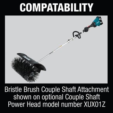 Makita Bristle Brush Couple Shaft Attachment, large image number 2