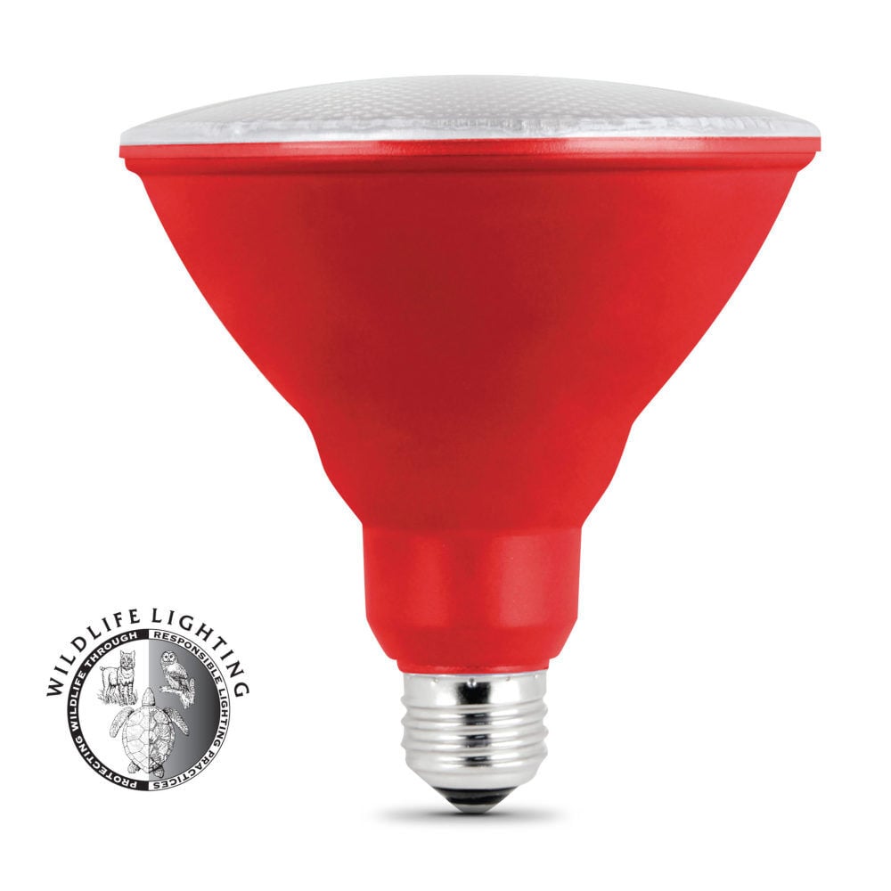 Feit Electric 120W PAR38 Red Holiday & Party LED Bulb 1 Pack – PAR38R10KLED/BX
