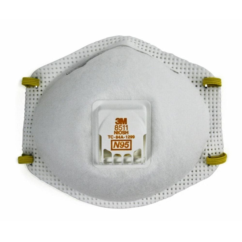 3M Cup Shaped Cool Flow Valve N95 Particulate Respirator - 10 Pack, large image number 1