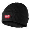 Milwaukee Rib-Knit Cuffed Beanie - Black, small