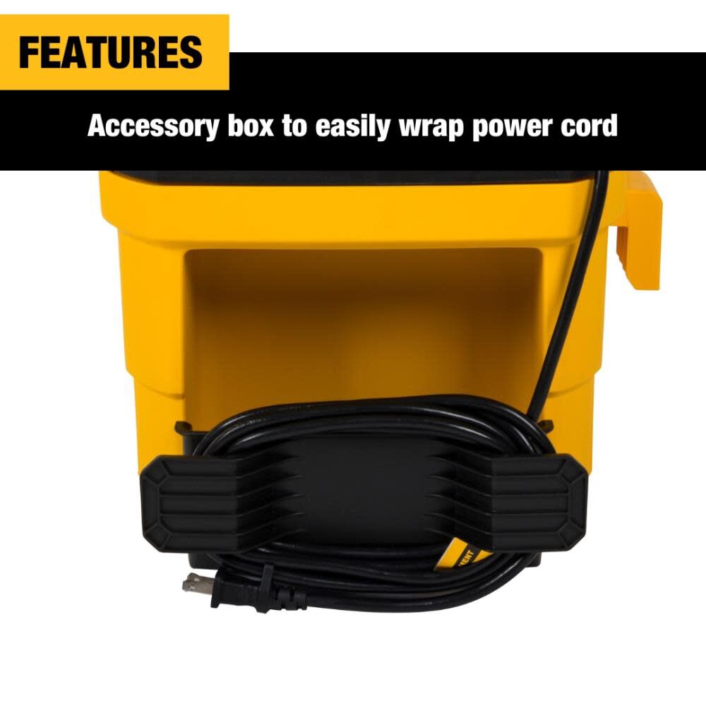 DEWALT Wet/Dry Vacuum Portable Tool Box Design 4 Gallon DXV04T Acme Tools