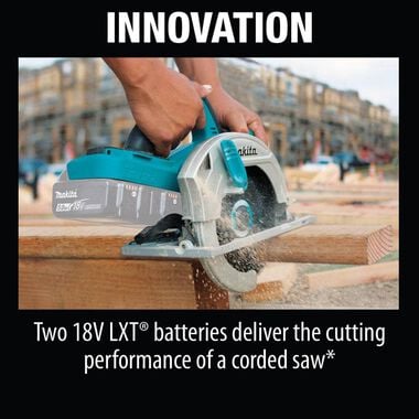 Makita 18V X2 LXT Lithium-Ion (36V) Cordless 7-1/4 In. Circular Saw (Bare Tool), large image number 6