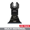 Milwaukee OPEN-LOK 2-1/2 Inch TITANIUM CHARGED Bi-Metal Multi-Material Multi-Tool Blades 25pk, small image number 1