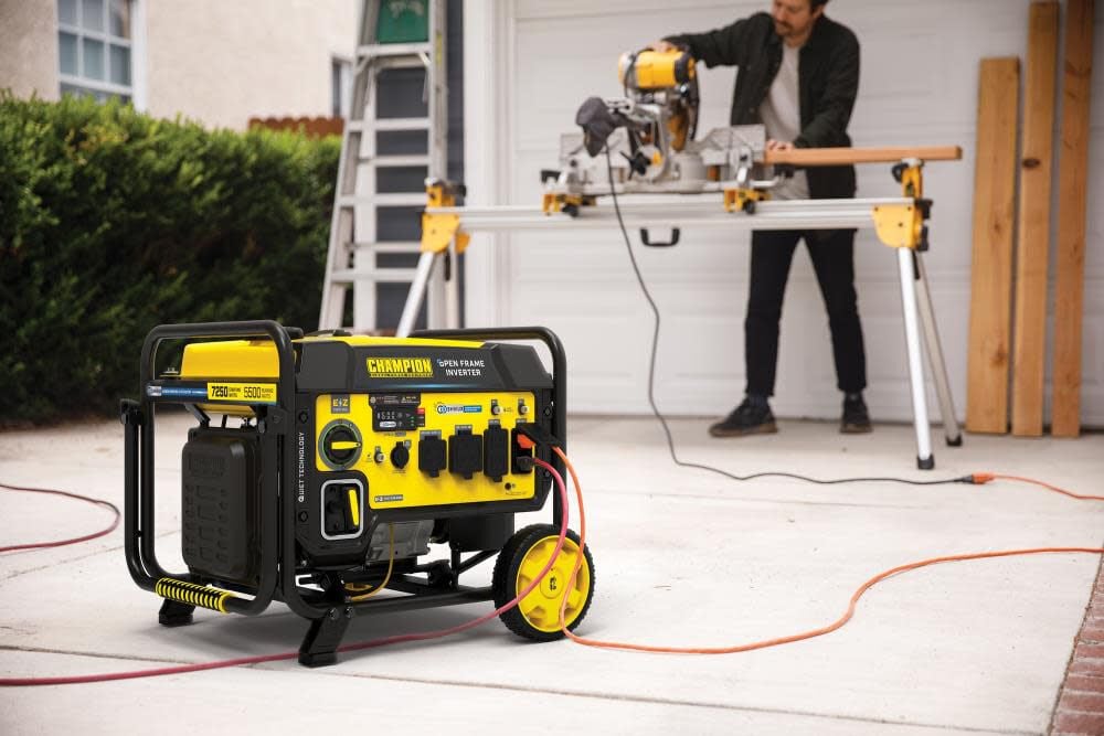 Champion Power Equipment 7250-Watt Gas Powered 49 State RV Ready Portable Open Frame Inverter Generator with Quiet Technology, large image number 11