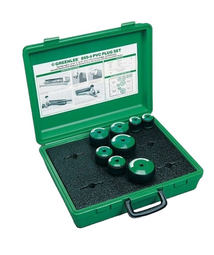 Greenlee PVC Plug Set & 3-1/2 Inch - 4 Inch PVC Heating Blanket Bundle, large image number 1