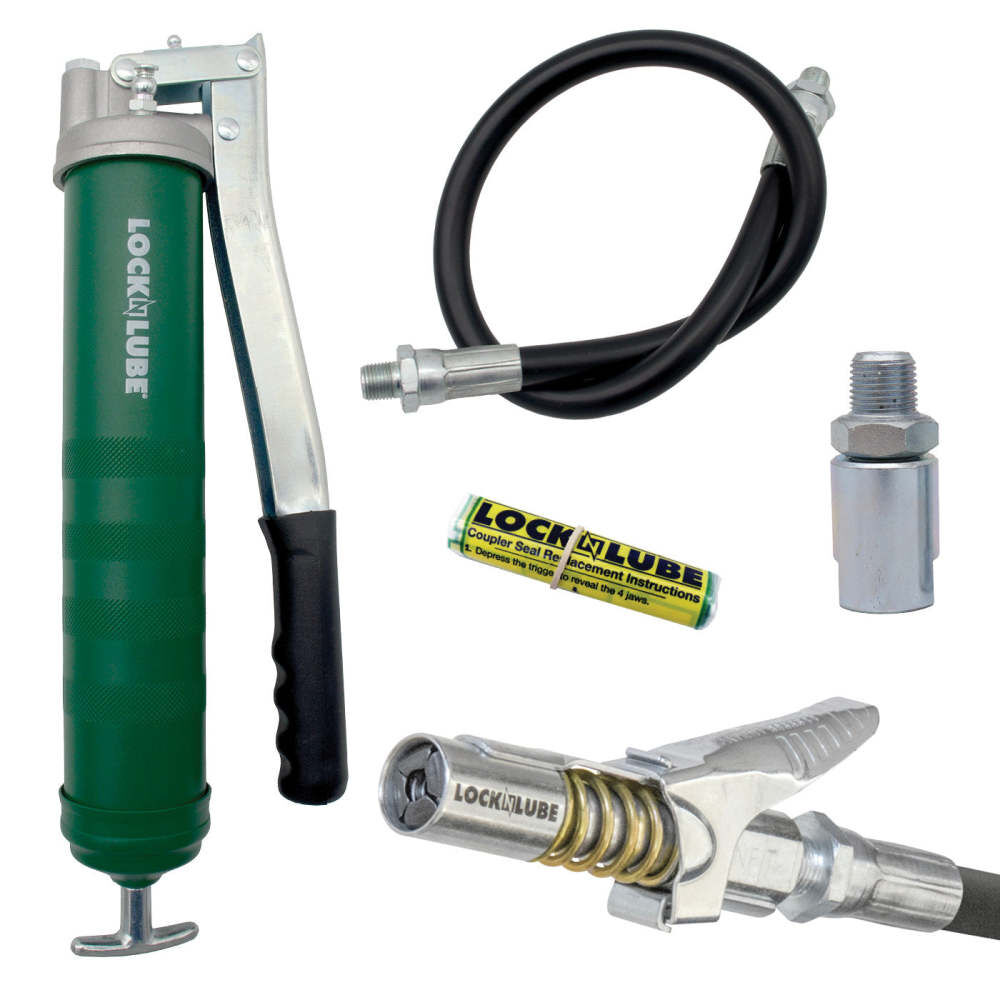Lock N Lube Lock N Lube Lever Grip Grease Gun 10000 PSI Heavy Duty