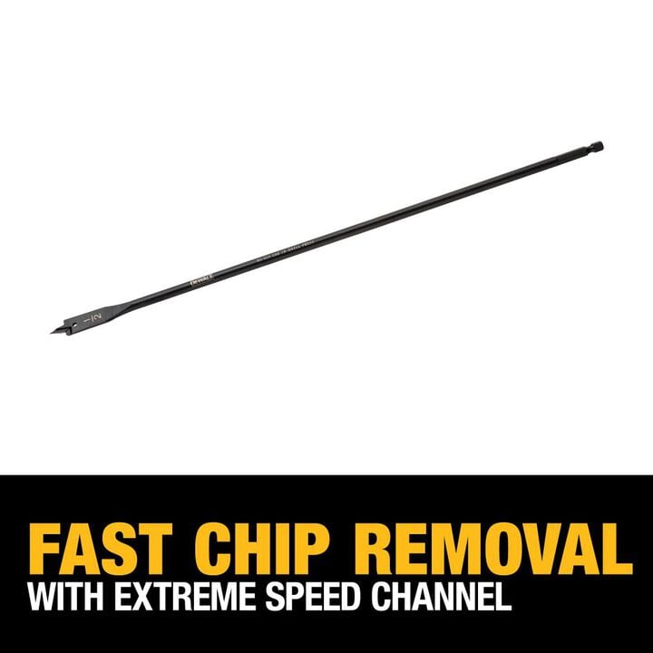 DEWALT Spade Drill Bit, 1/2 Inch x 16 Inch, large image number 2