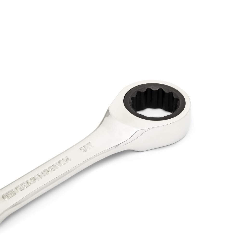 GEARWRENCH 90-Tooth 12 Point SAE Stubby Ratcheting Combination Wrench Set 7pc, large image number 4