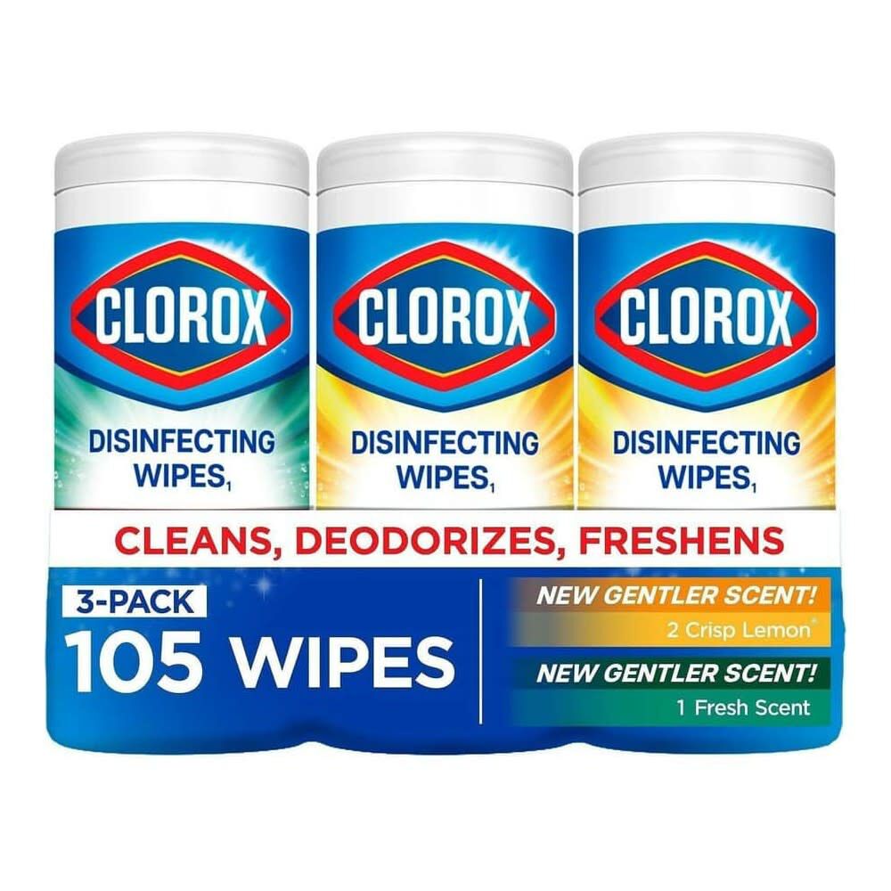 Clorox Disinfecting Cleaning Wipes, 3 Canisters, large image number 18