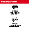Milwaukee 7/32 Inch Round File for Saw Chain, 6 Pieces, small image number 3