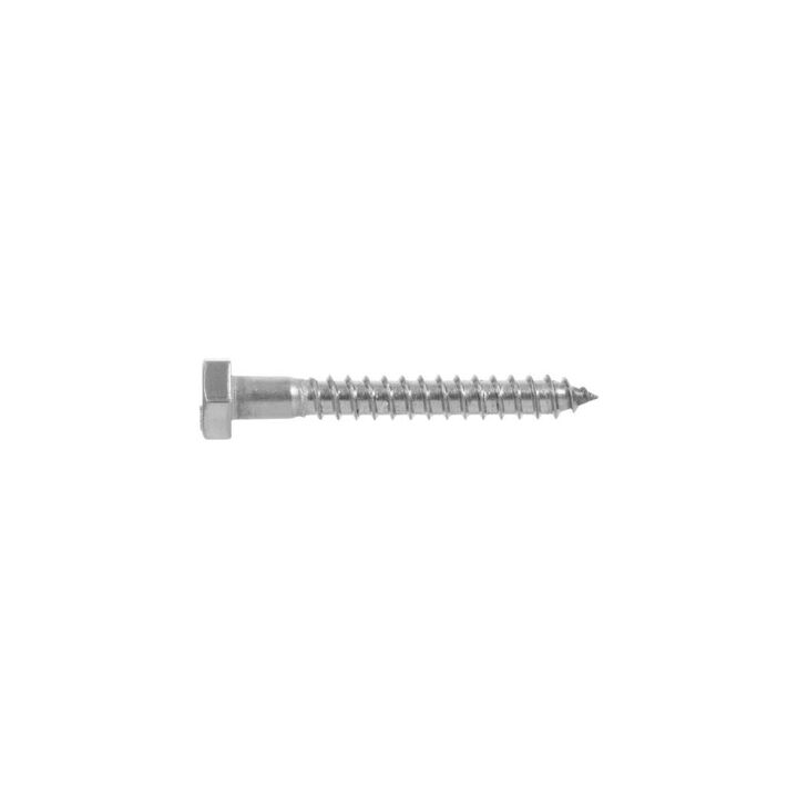 Hillman 5/16-18 x 2 1/2in Stainless Steel Hex Lag Screw 25pk, large image number 1