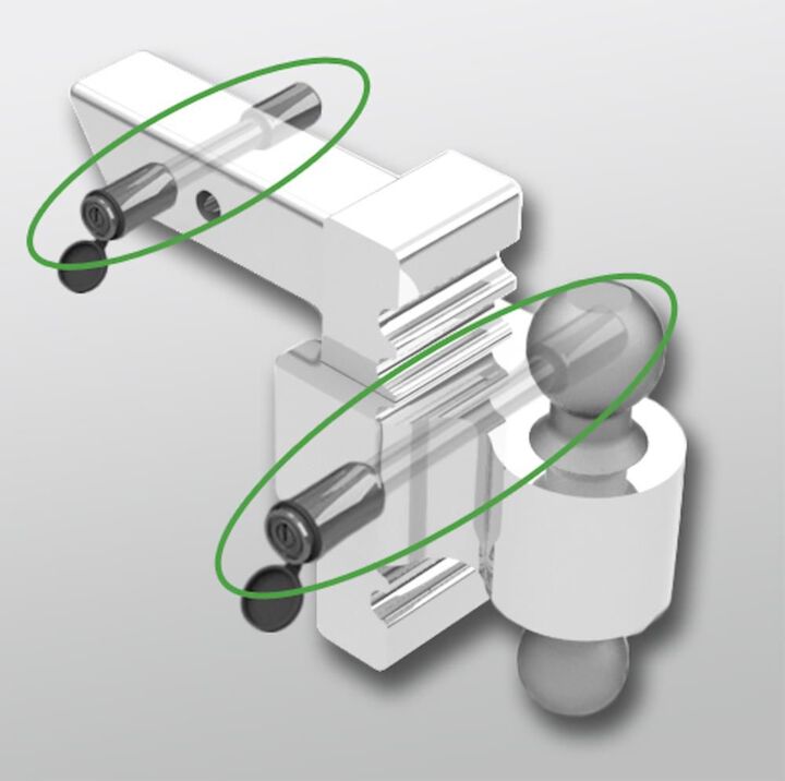 Andersen Hitches Rapid Hitch Only Locking Pin Set Stainless Steel, large image number 1
