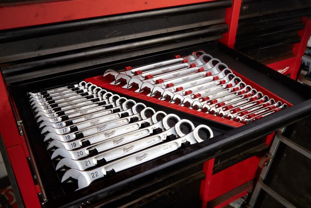 Milwaukee SAE and Metric Ratcheting Combination Wrench Bundle, large image number 2
