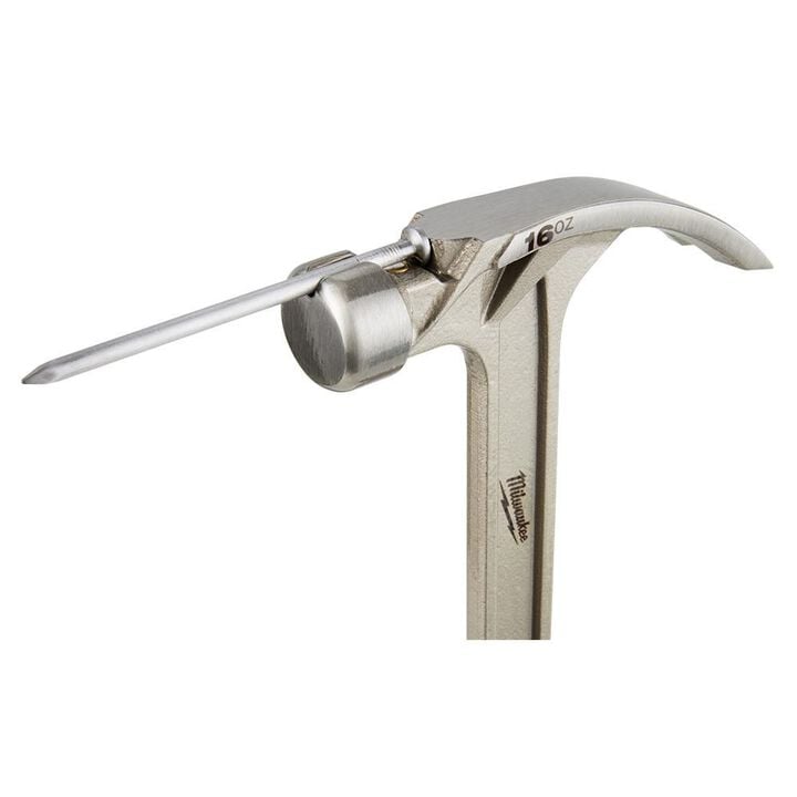 Milwaukee 16oz Smooth Face Hybrid Claw Hammer, large image number 8
