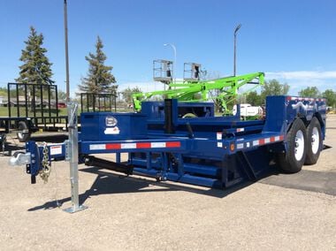 Air-Tow Trailers 12 Ft. 5 Inch Drop Deck & Dump Trailer 74 Inch Deck Width - 10000# Capacity, large image number 8