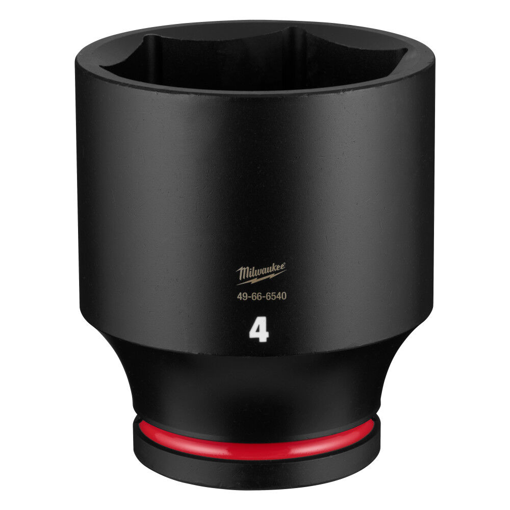 Milwaukee SHOCKWAVE Impact Duty 1 Inch Drive 4 Inch Deep 6 Point Socket - 49-66-6540