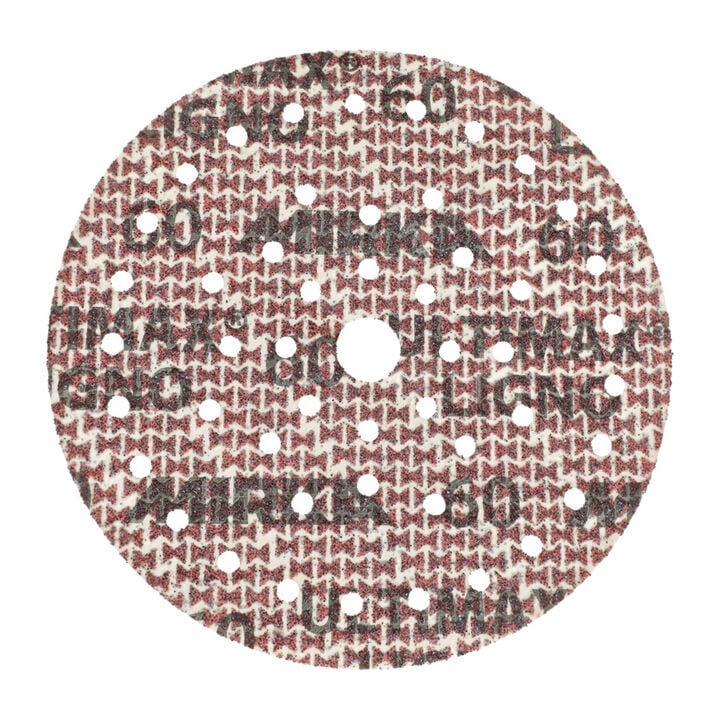 Mirka ULTIMAX LIGNO Multifit 6 Inch Grip 50H 60 Grit Sanding Disc, 50 Pieces, large image number 0