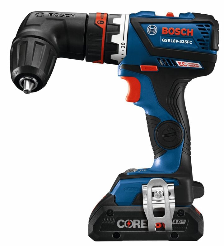 Bosch 18V EC 5 In 1 Drill/Driver Kit Flexiclick Reconditioned, large image number 7