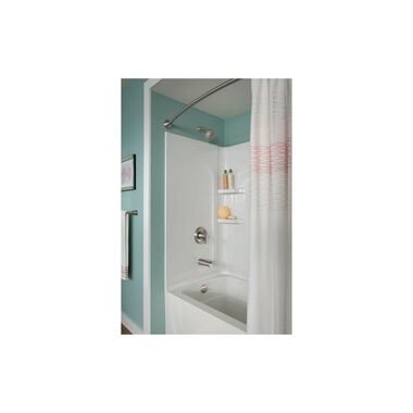 Moen Shower Rod Brushed Nickel 72in Adjustable Curved, large image number 6