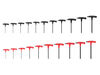 Tekton Flat End Hex T-Handle Key Set 21 Piece 5/64 - 3/8 Inch 2 - 10 mm, small image number 2