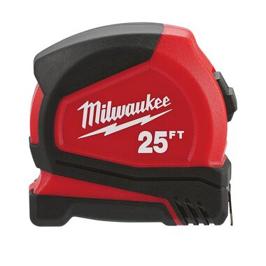 Milwaukee 25 ft. Compact Tape Measure, large image number 0