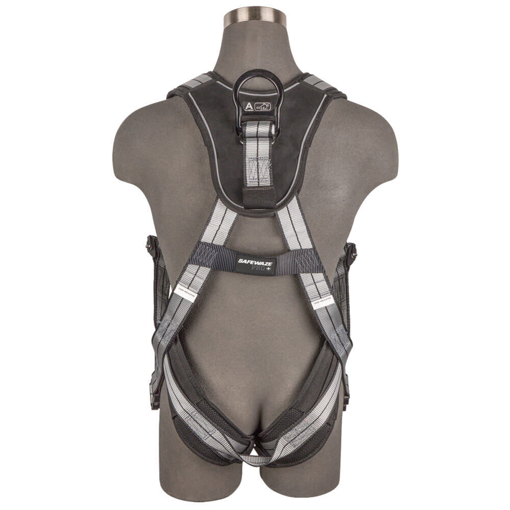 Safewaze PRO+ Slate Full Body Harness: Alu 1D, Alu QC Chest/Legs, large image number 2
