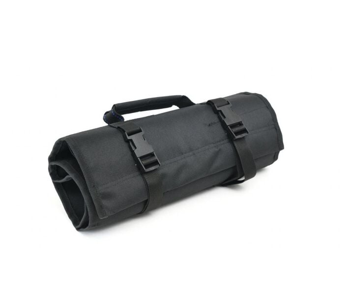 BluBird Work Gear Black Polyester Multi Pocket Tool Roll Organizer