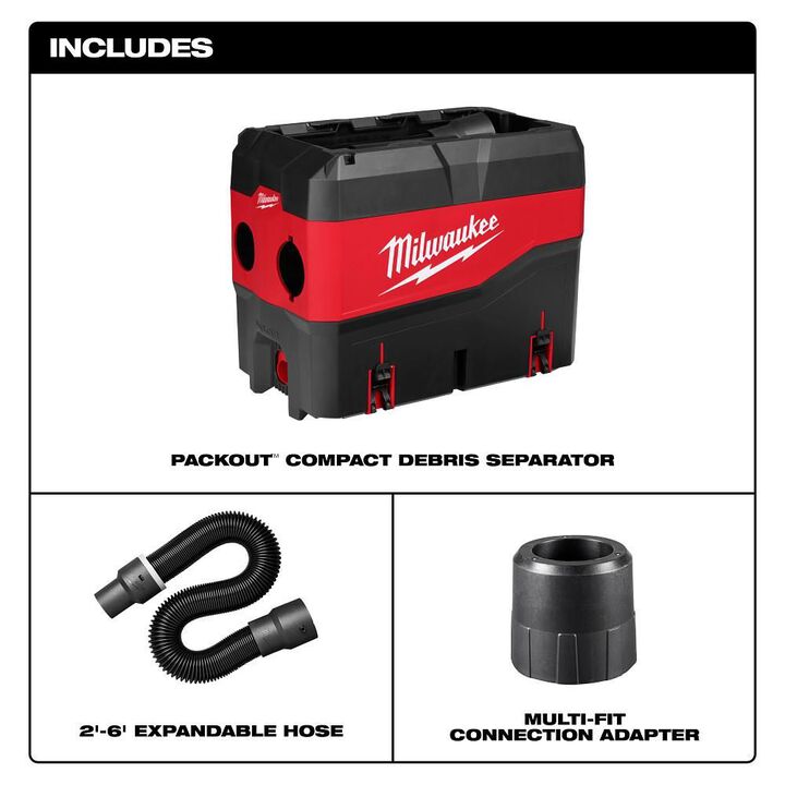 Milwaukee PACKOUT Compact Debris Separator, large image number 1