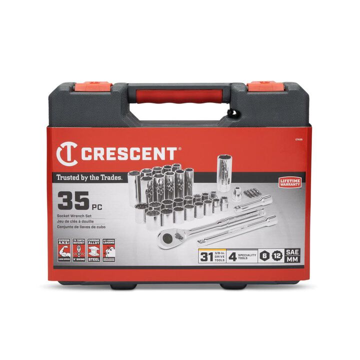 Crescent 3/8in Drive Mechanics Tool Set 35pc, large image number 4