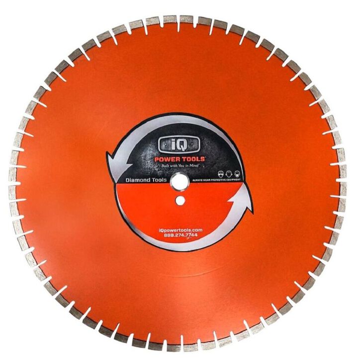 iQ Power Tools Promotional 14 Inch Platinum Silent Core Segmented Rim Diamond Blade for Masonry 