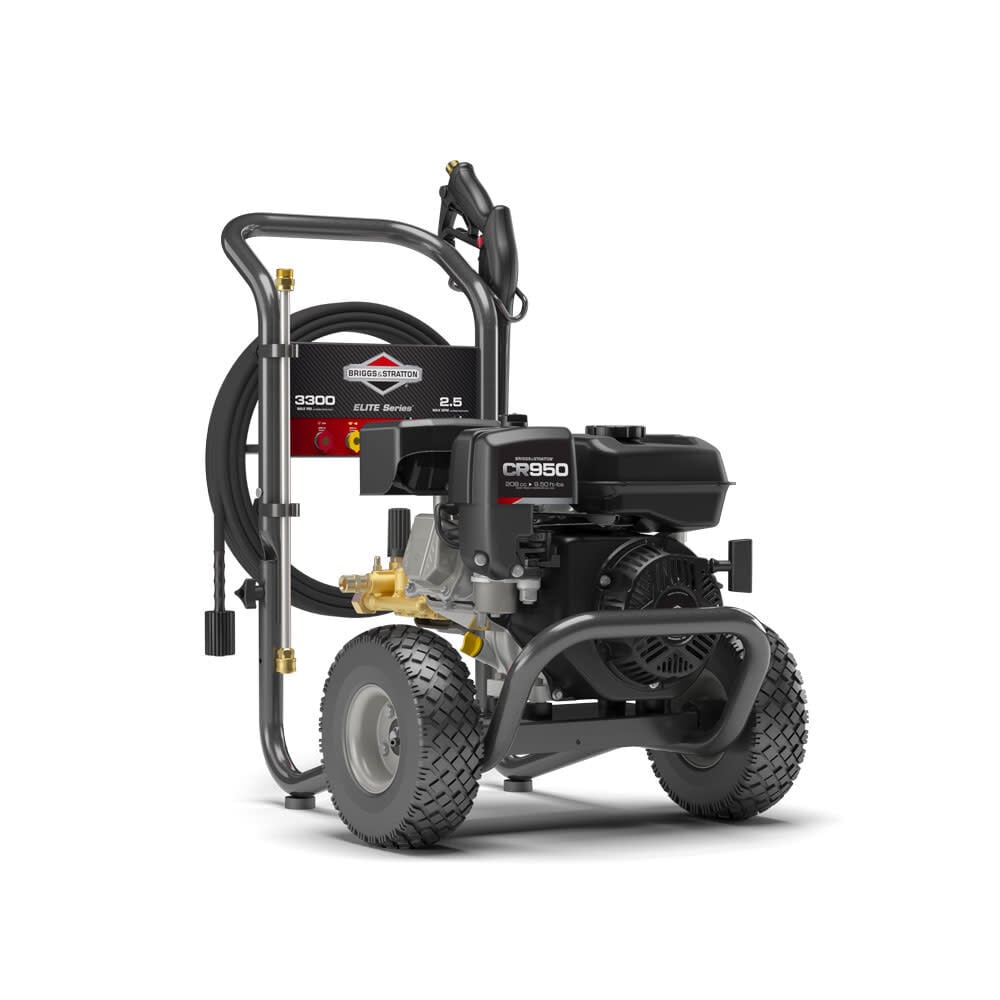 Briggs and Stratton CR950 Series 3300 PSI 2.5 GPM OHV Gas Powered Pressure Washer with 5 Spray Tips – 020725A