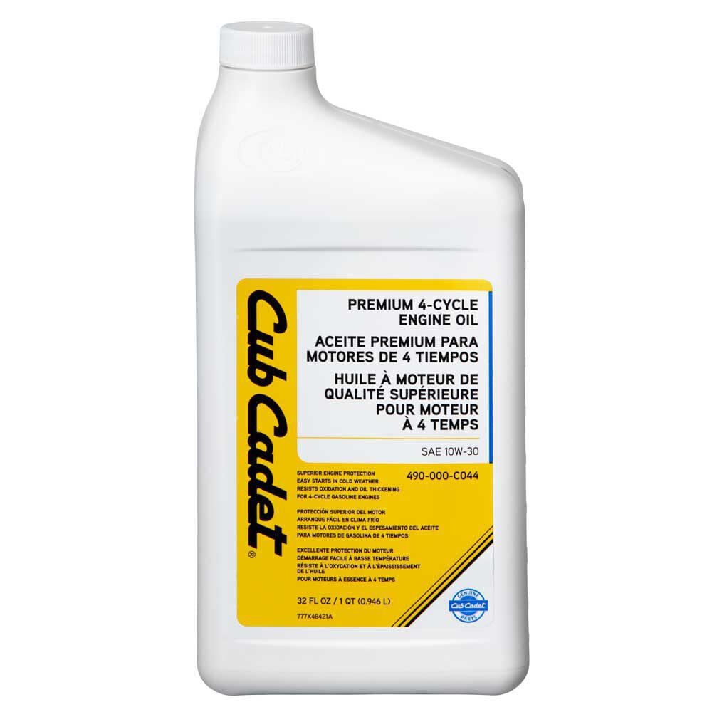 Cub Cadet 32 Oz SAE 10W-30 Viscosity Four-Cycle Engine Oil – 490-000-C044