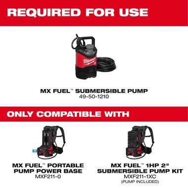 Milwaukee MX FUEL 1HP 2 Inch Submersible Pump Kit, large image number 11