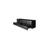 Buyers Products Company 21x18x72 Inch Textured Matte Black Diamond Tread Aluminum Heavy-Duty Flatbed Contractor With Lower Drawers, small image number 4