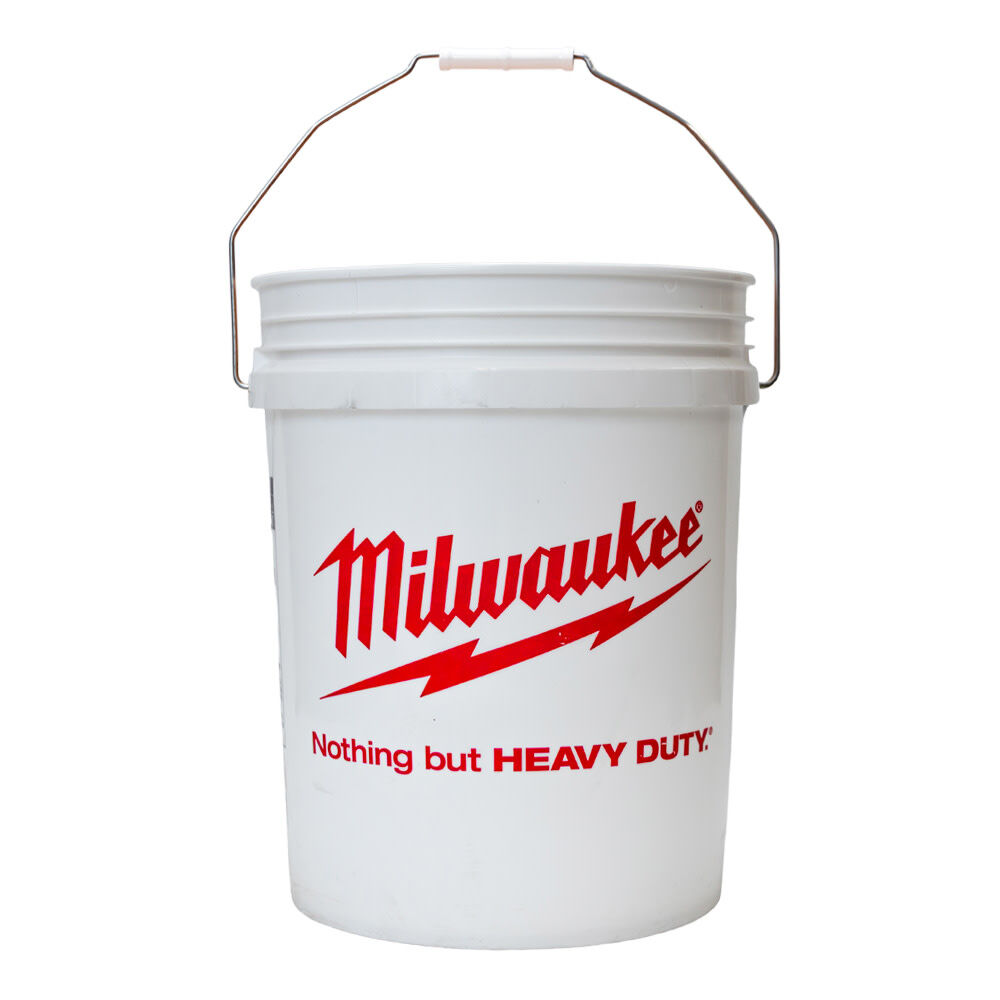 Acme Tools Milwaukee Bucket White 5 Gallon, large image number 1