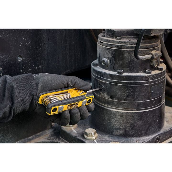 DEWALT TOUGHSERIES Fractional Folding Hex Key, large image number 4