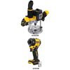 DEWALT 20V MAX Cordless Plunge Router & Hydraulic Impact Driver Bundle, small image number 2