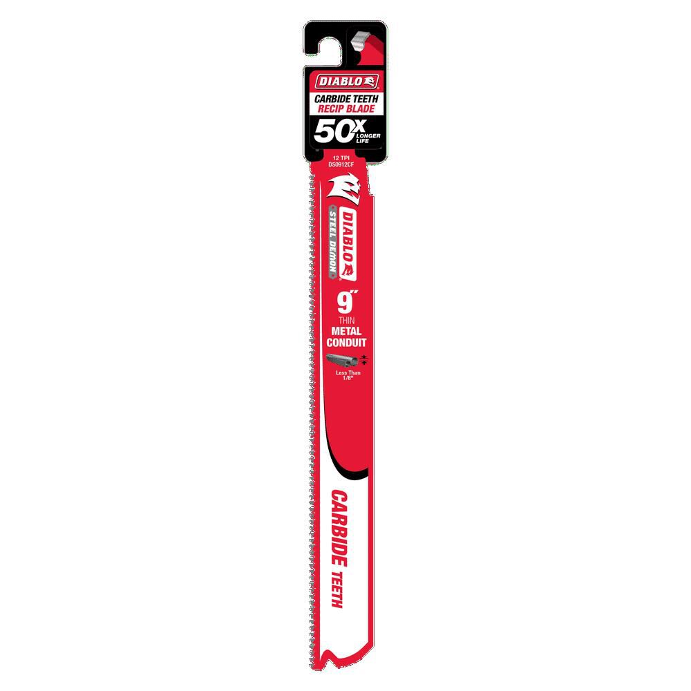 Diablo Tools 9in Steel Demon Carbide Blades for Thin Metal Conduit Cutting, large image number 2
