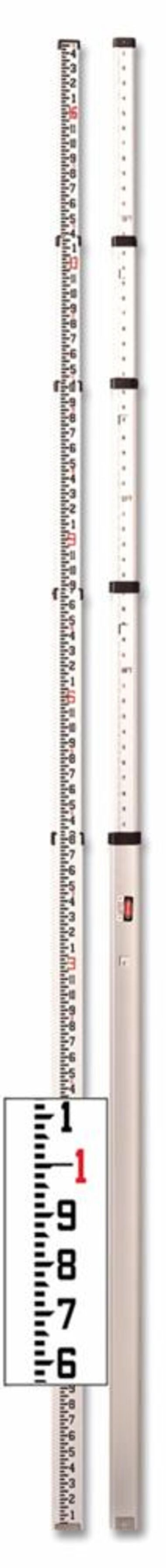 CST Berger 16 Ft. Aluminum Telescoping Rod 5 Sections Inches / 10ths