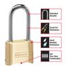 Master Lock 2in Combination Wide Resettable Brass Padlock with 2-1/4in Shackle, small