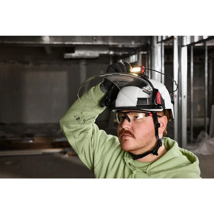 Milwaukee BOLT Gasketed Full Face Shield - Clear Dual Coat Lens (Compatible with BOLT Safety Helmets & BOLT Hard Hats), large image number 5