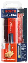 Bosch 1/2in x 1in Carbide Tipped Double Flute Straight Router Bit, small image number 3