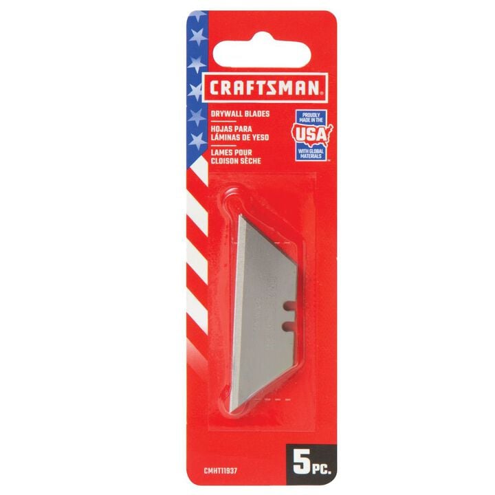 CRAFTSMAN Drywall Blades, 5 Pack, large image number 1