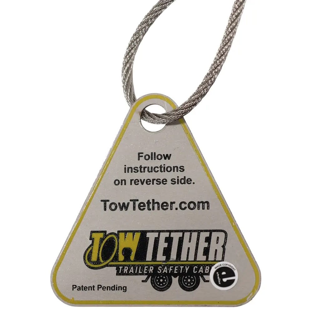 Tow Tether 19 Inch Stainless Steel Breakaway Trailer Safety Cable, large image number 4