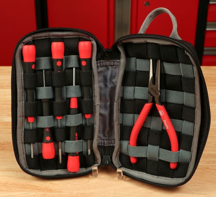 Wiha Cordura Tool Pouch Utility Organizer Zipper, large image number 5