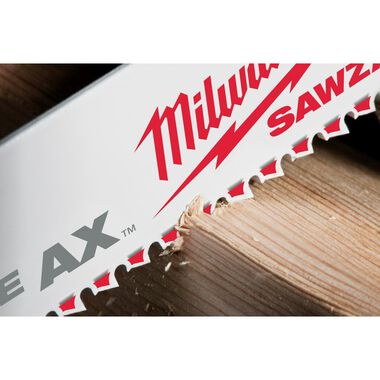 Milwaukee 12 in. 5 TPI The Ax SAWZALL Blade 25PK, large image number 10