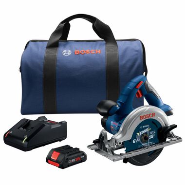 Bosch 18V 6-1/2 In. Circular Saw Kit with (1) CORE18V 4.0 Ah Compact Battery