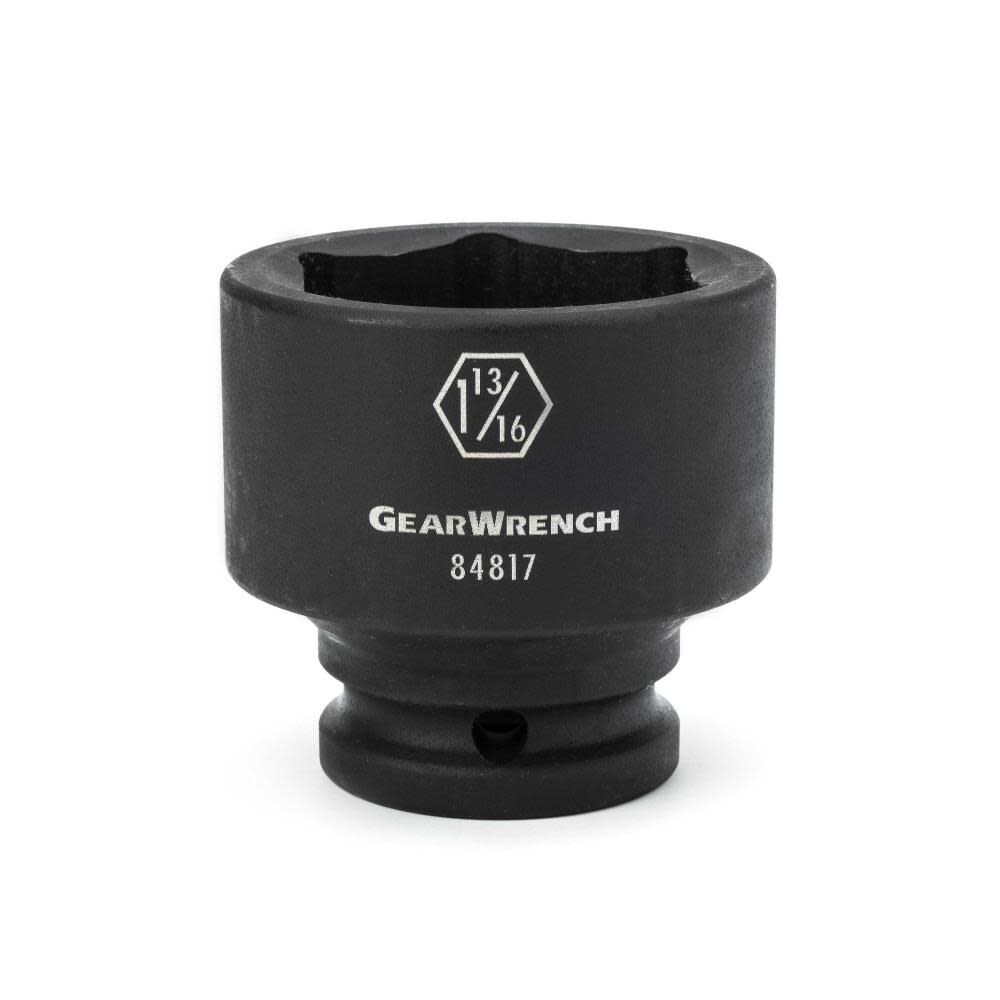 GEARWRENCH 3/4in Drive 6 Point Standard Impact SAE Socket 1-13/16in - 84817
